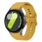 Curea din silicon 20 mm, THD, compatibila Samsung Galaxy Watch 7, Galaxy Watch 6, galben