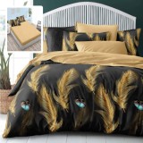 LENJERIE FINET 6 PIESE CU HUSĂ &ndash; 160&times;200 ȘI 180&times;200 (HF6P217) - 160x200