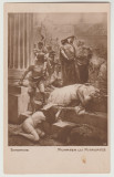 Romania anii 20, CP ilustrata Moartea lui Mitriades, colectia Artistii nostri, Necirculata, Printata