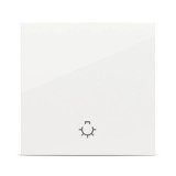 &Icirc;ntrerupător cu revenire 2M 10A Moda Voice ELBI, mecanism modular momentan pentru automatizări, design elegant disponibil &icirc;n 4 finisaje moderne.