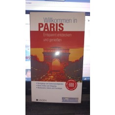 Willkommen in Paris (ghid turistic , text in Lb.Germana ,contine 2 harti)