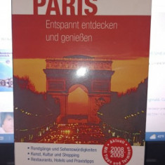 Willkommen in Paris (ghid turistic , text in Lb.Germana ,contine 2 harti)