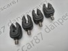 Set 4 Suport Lanseta Pescuit U Mini Siliconic Negru, Montare Pichet/Rod-Pod, Diametru 12-18mm, Elastic, Universal