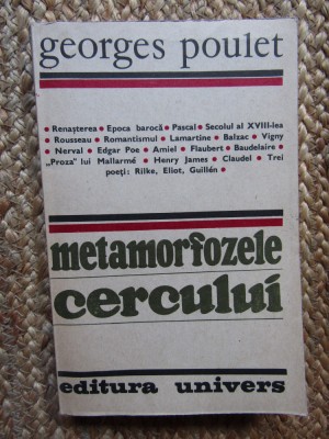 Metamorfozele cercului - Georges Poulet foto