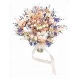 Buchet de Flori Eventissimi - Plante Uscate, Multicolor, predominant somon