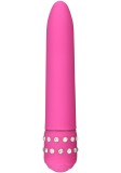 Vibrator Diamond Superbe, cu strasuri, roz