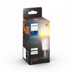 Bec LED inteligent Philips Hue A60, Bluetooth, E27, 8W (75W), 800 lm, lumina