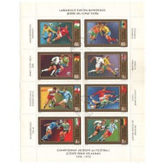 Ungaria 1972 - C.E. de fotbal Belgia, bloc stampilat