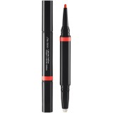 Shiseido LipLiner InkDuo ruj și creion pentru conturul buzelor balsam culoare 05 Geranium 1.1 g
