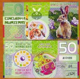 KAMBERRA - FANTASY NOTE - 50 NUMISMAS 2023 - UNC / POLIMER / ZODIAC - IEPURE