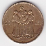 Moneda Romania 20 Lei 1930 Hora KN - Numismatica