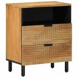 VidaXL Noptiera maro 50x33x60 cm lemn masiv de mango