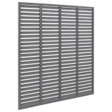 Cumpara ieftin Gard tip oblon, gri, 180x180 cm, WPC