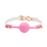 Calus Rosy Pink Silicone Ball Alb