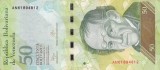VENEZUELA 50 bolivares 5 noiembrie 2015 VF+!!!