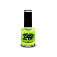 Lac de unghii cu sclipici, stralucitor in lumina UV, Glitter Me Up! UV, A41 Mint Green