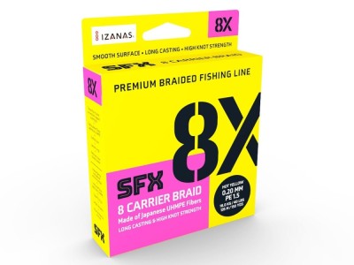 Fir textil Sufix SFX 8X Hot Yellow 0.148mm 7.7kg 135m foto
