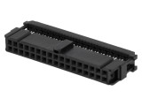 Mufă IDC Mamă 34 PIN Aurită Neagră pentru Cablu-Bandă