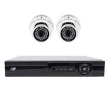 Pachet supraveghere video AHD PNI House AHD880, 8 canale, 5MP - DVR/NVR si 2 camere exterior AHD25, 5MP, dome, IP66