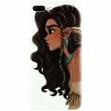 Husa silicon pentru Apple Iphone 8 Plus, Indian Girl