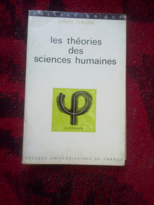 g4 Les theories des sciences humaines - Julien Freund foto