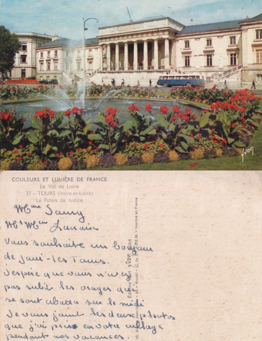 Ilustrata Franta - Tours