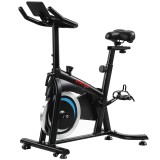SPORTNOW Bicicletă de apartament conectată Rezistență magnetică silențioasă Bicicletă spinning Roată de inerție 6 kg | Aosom Romania