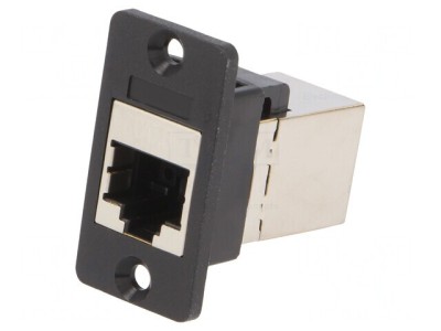 Adaptor SLIM Cat 6 Ecranat 8p8c 29mm Plastic foto