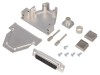 Conector D-Sub mamă 25 pini, negru