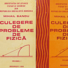 Culegere De Probleme De Fizica Vol. 1-2 - Mihail Sandu ,560706