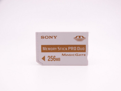 Card memorie SONY Memory Stick Pro Duo Magic Gate 256 MB foto