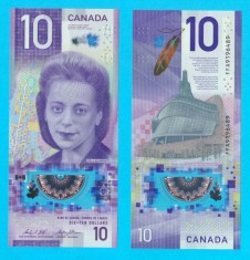 Canada (p#113a) 10 Dollars 2018 UNC &#039;Viola Desmond&#039; serie: FFA9196489