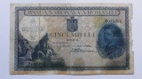 5000 lei 1931 cu supratipar