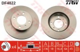 Disc frana MITSUBISHI COLT V (CJ, CP) (1995 - 2003) TRW DF4022