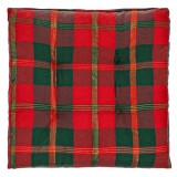 Perna Scaun Decorativa de Craciun, Fara Fermoar, Multicolor, 40x40x4cm, Poliester, Oem