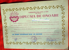 Diploma de Onoare RSR, foto