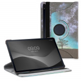 Husa 360&deg; pentru tableta Samsung Galaxy Tab S7 Plus/Galaxy Tab S7 FE, Kwmobile, Multicolor, Piele ecologica, 53587.03