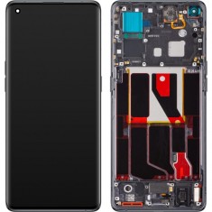 Display cu Touchscreen Oppo Find X5, cu Rama, Negru, Service Pack 4130031 foto