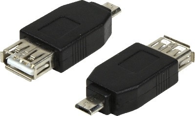 ADAPTOR LOGILINK, pt. smartphone, Micro-USB 2.0 (T) la USB 2.0 (M), negru, &amp;quot;AU0029&amp;quot; (timbru verde 0.08 lei) foto