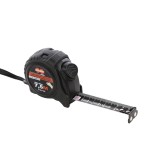 Ruleta cu banda metalica, cu magnet, cu blocare, cu agatatoare, Holzer Profi X76G-7525, 7.5 m