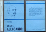Cumpara ieftin Al. Piru , Introd. in opera lui Alecsandri , 1978 , autograf catre T. Vargolici