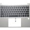 Carcasa superioara cu tastatura palmrest Laptop, HP, EliteBook 840 G10, 845 G10, N45442-001, 6070B2224401, iluminata, layout US