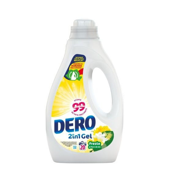 Detergent lichid Dero 2in1 Frezie, 20 spalari, 1L