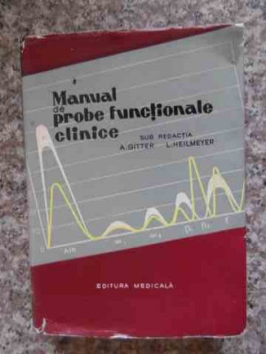 Manual De Probe Functionale Clinice - A.gitter L.heilmeyer ,535252 foto