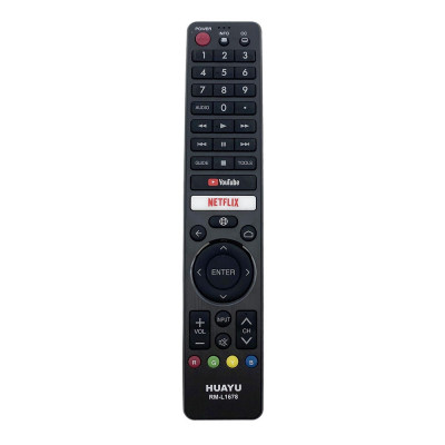 Telecomanda Universala RM-L1678 Pentru Smart Tv Sharp cu Netflix, YouTube Gata de Utilizare foto