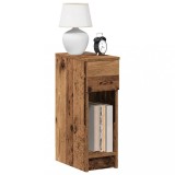 Cumpara ieftin Noptiere cu sertar 2 buc lemn vechi 20x36x60 cm