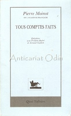 Tout Comptes Faits - Pierre Moinot foto