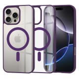 Husa pentru iphone 16 pro max, atasare magnetica, magsafe, purple