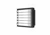 Modul de extensie videinterfon cu sase butoane de apelare Hikvision DS-KD-KK;