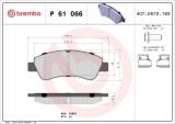 BREMBO P 61 066 PRIME LINE set placute frana,frana disc